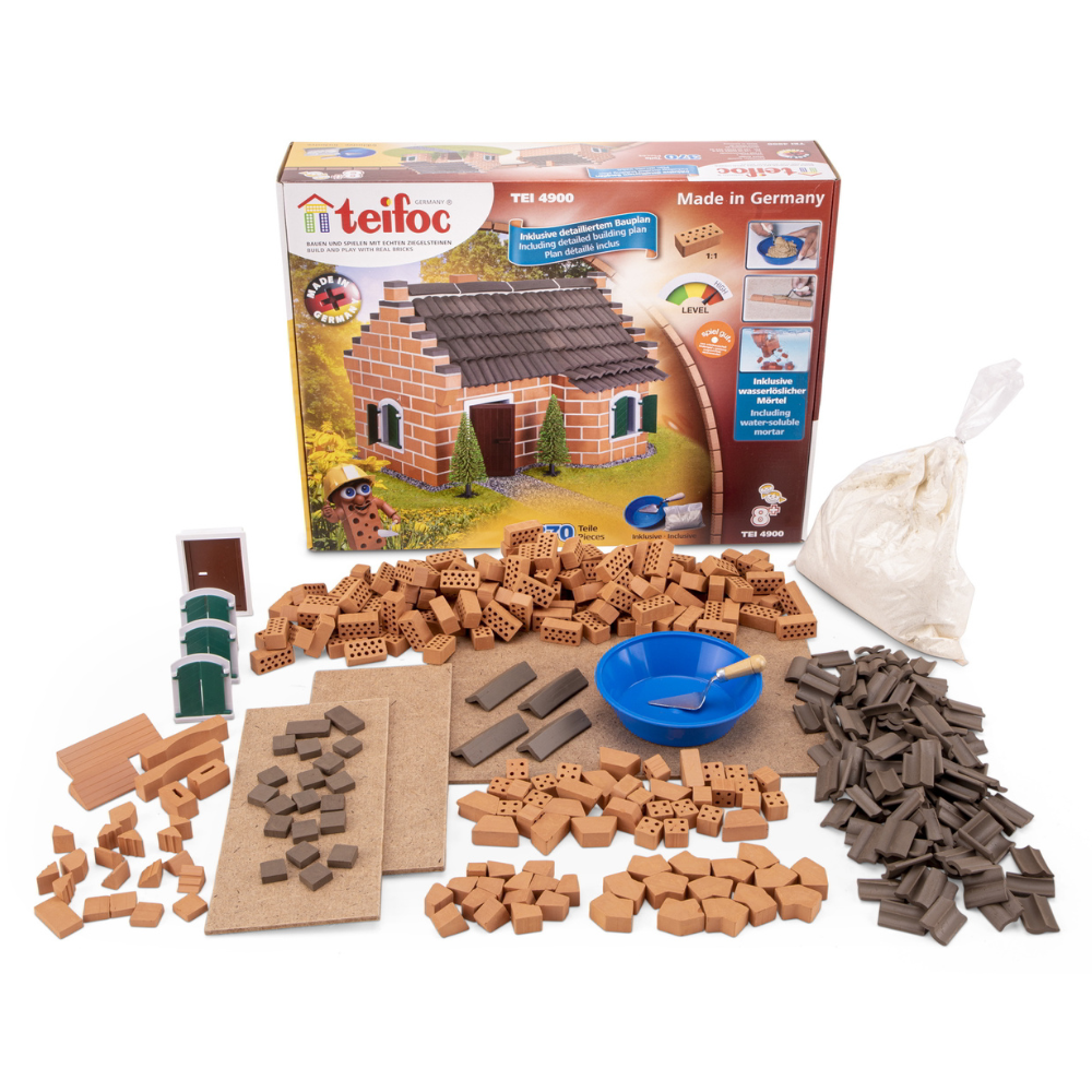 Building a historic house from 370 components teifoc stone building sets