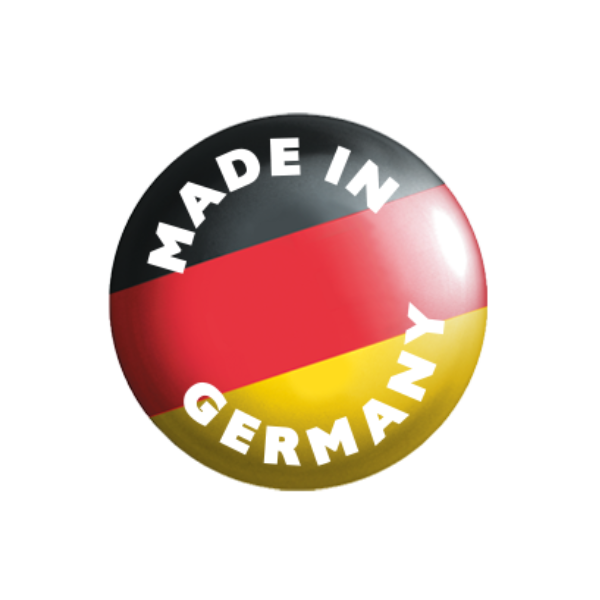 schwarz rot goldenes Made in Germany Siegel