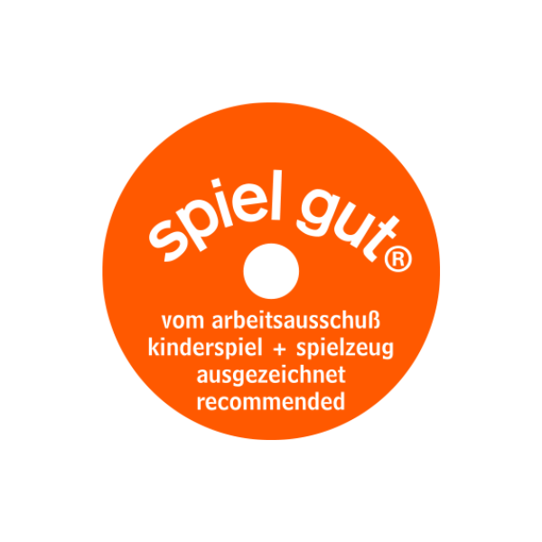 orangenes spiel gut Siegel