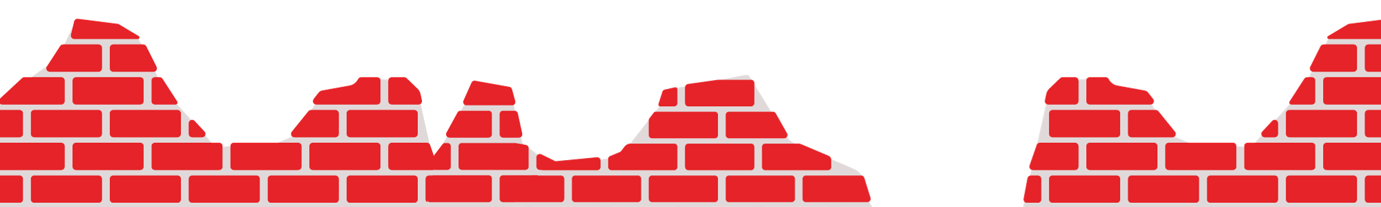 Backstein-Mauer