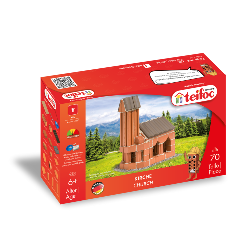 teifoc Kirche Verpackung Steinbaukasten