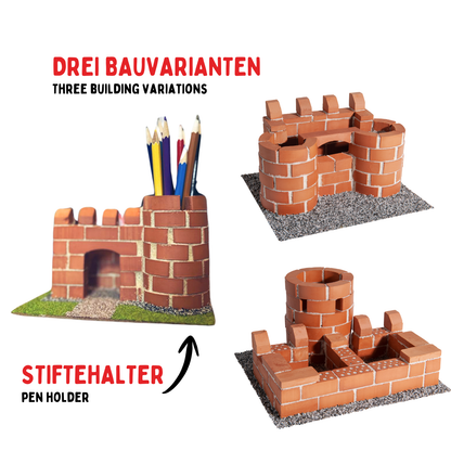 Burg mit Stiftehalter