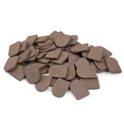 Beaver tail large, black - 50 pieces 